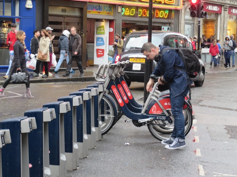 Anleitung Stadtrad London Santander Cycle