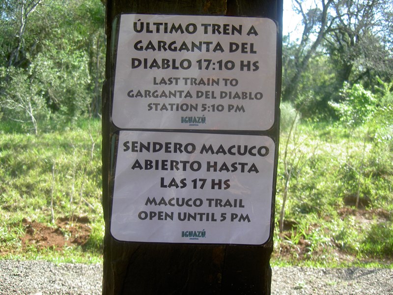 Garganta, Macuco in Iguazu Argentinien