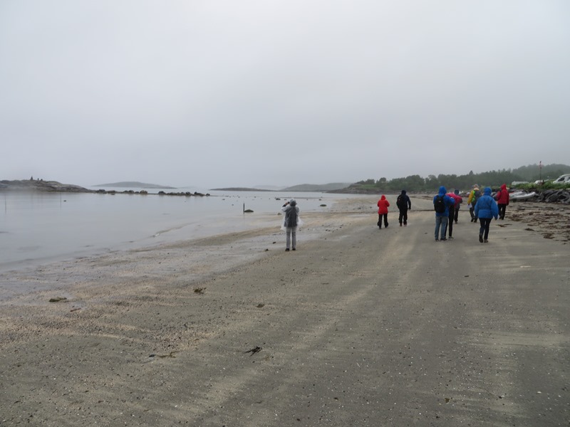 Spazieren am Strand bei Bodö