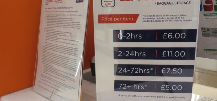 LHR – Gepäckaufbewahrung in London / Heathrow preise gepäckaufbewahrung heathrow