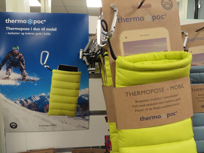 Thermopose Kälte Akku Smartphone