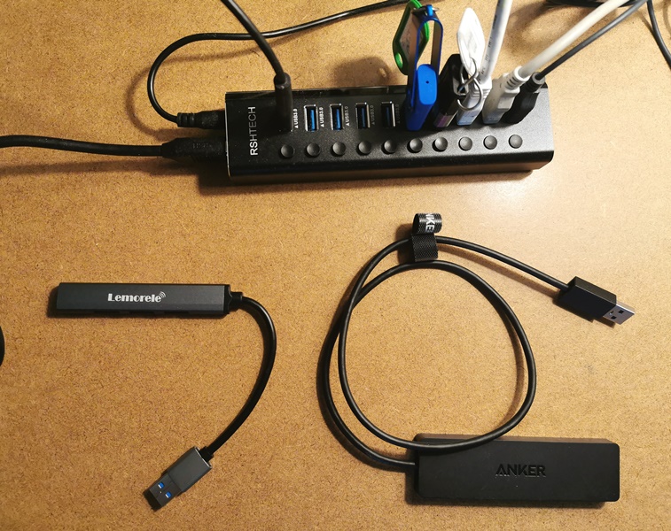 usb hubs verschiedene grössen modelle