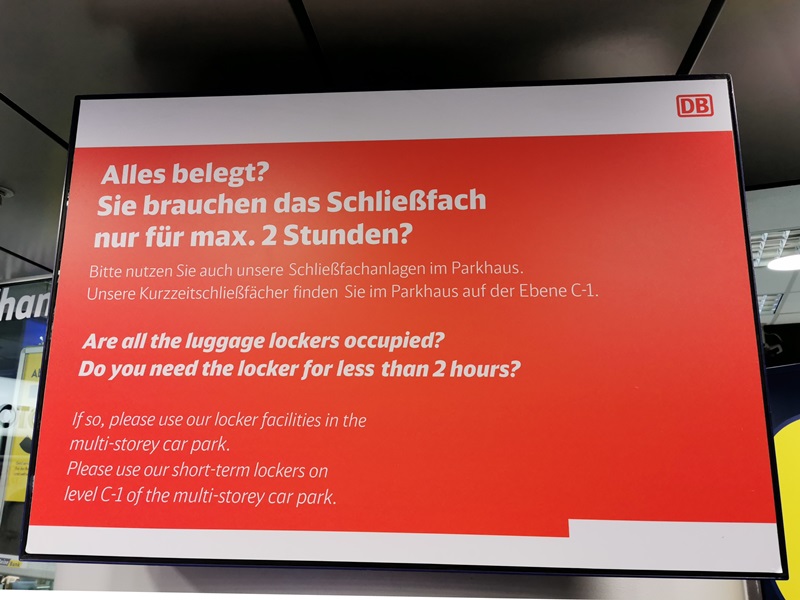 schliessfächer berln hauptbahnhof