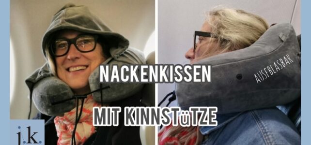 Nackenkissen und Kinnstütze für Reisen Nackenkissen Kinnstütze aufblasbar