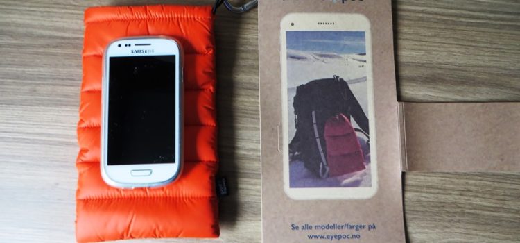 Smartphone Kälteschutz: Thermo Daunenhülle Thermopose Thermopoc EPoc handy